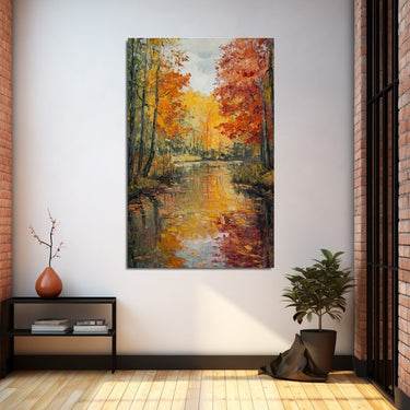 Acrylic Painting Autumn Landscape